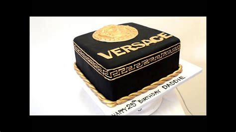 Versace Theme Cake with Fondant Frosting 